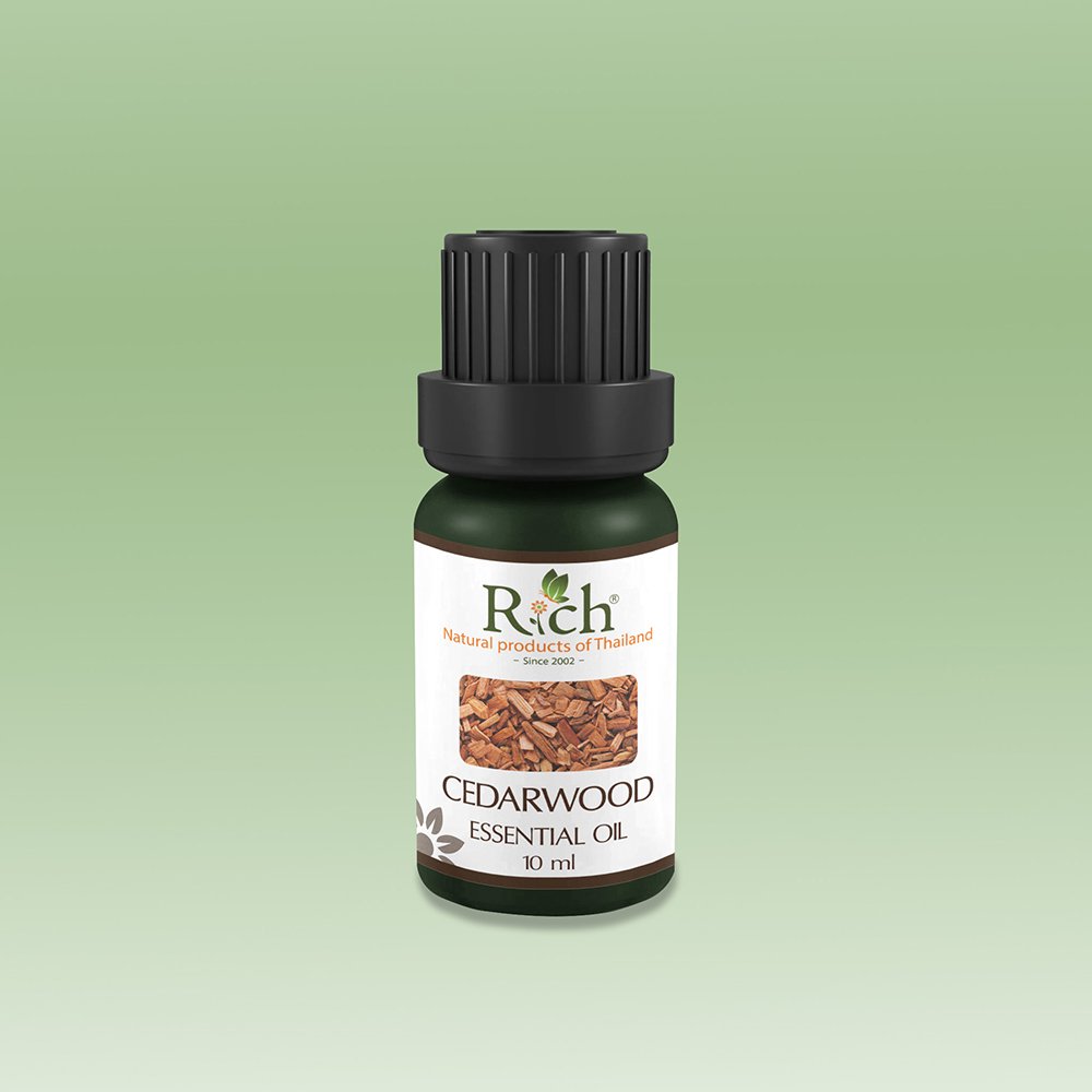 Rich Products_Aroma_100% Essential Oil_Cedarwood_10 ml_Bottle_Front