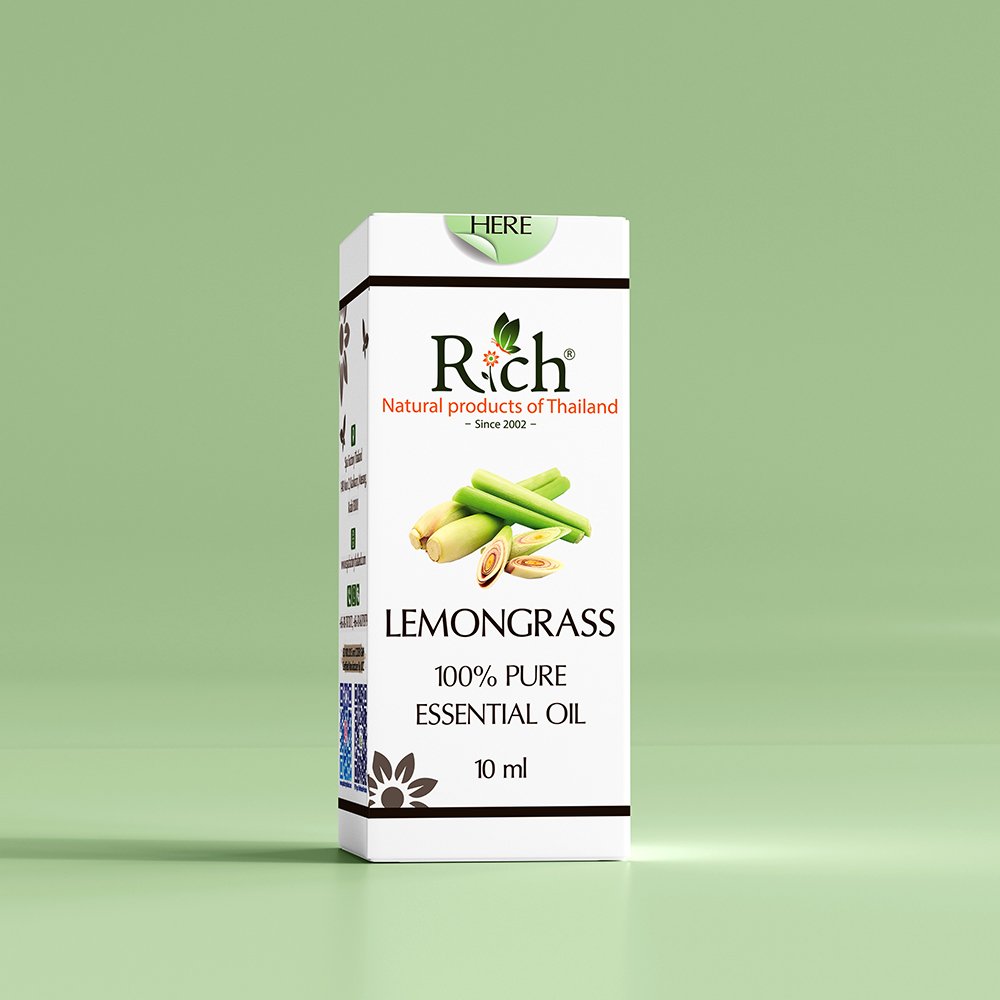 Rich Products_Aroma_100% Essential Oil_Lemongrass_10 ml_Box