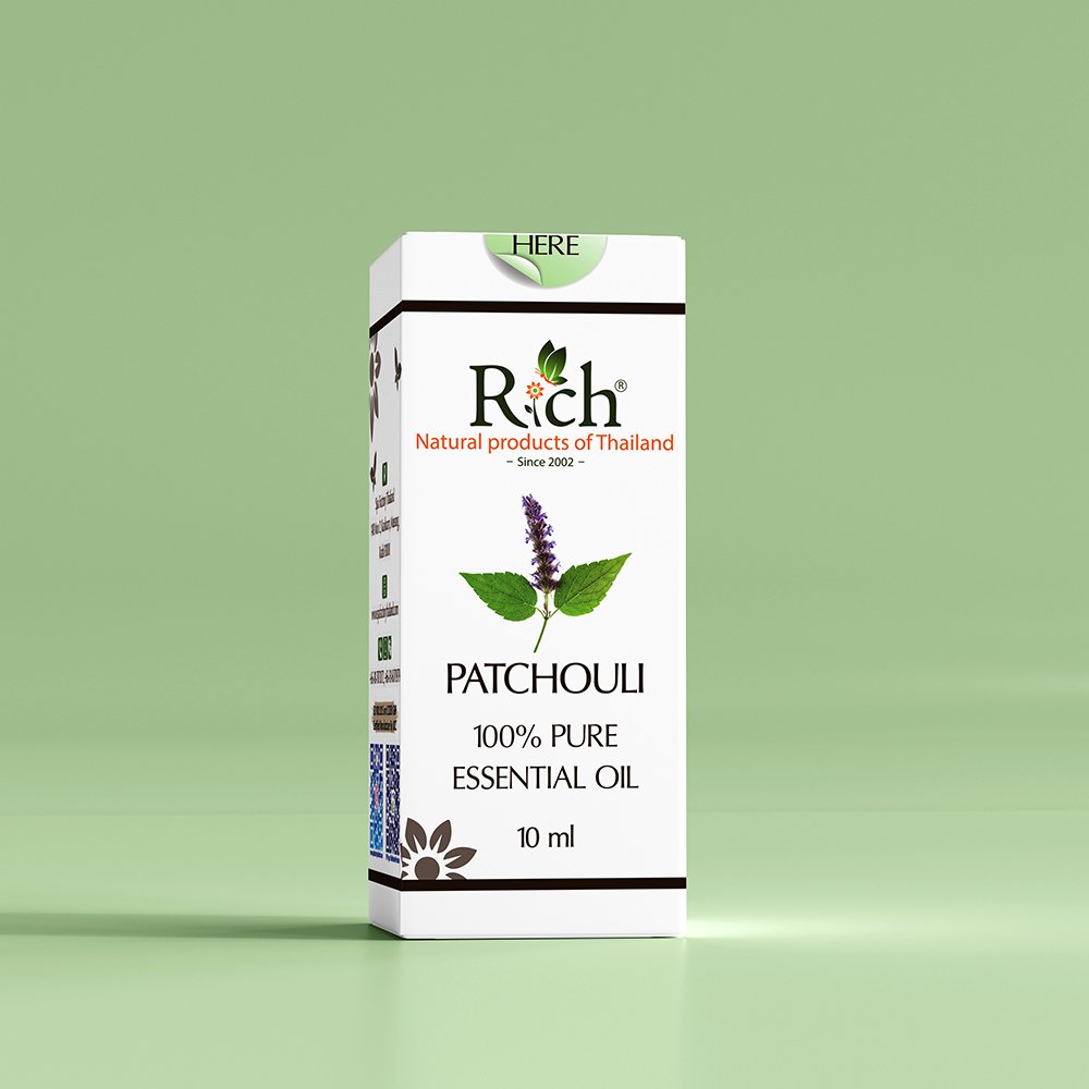 Rich Products_Aroma_100% Essential Oil_Patchouli_10 ml_Box