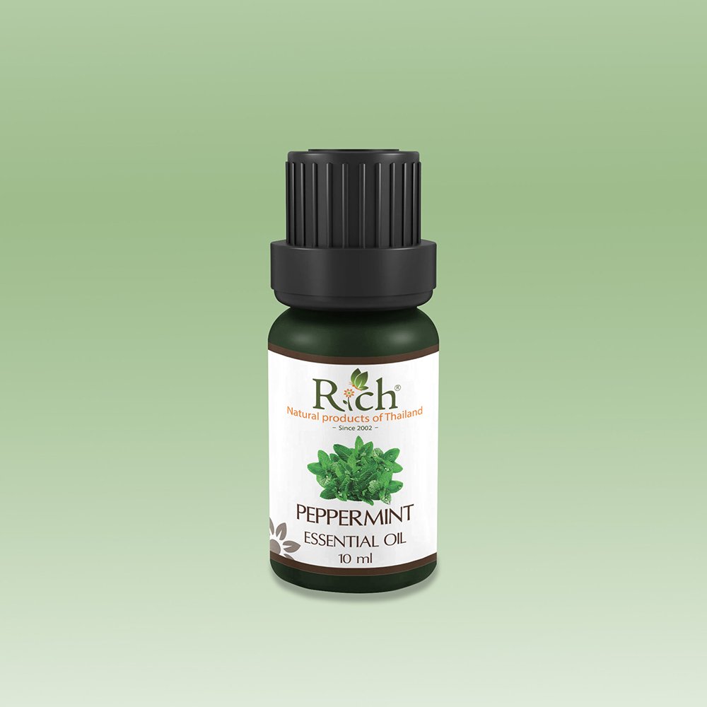 Rich Products_Aroma_100% Essential Oil_Peppermint_10 ml_Bottle_Front