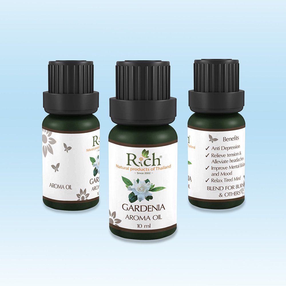 Rich-Products_Aroma_Aroma-Oil_Gardenia-10-ml_Bottles_Front-Sides