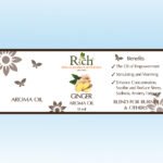 Rich Products_Aroma_Aroma Oil_Ginger_10 ml_Label