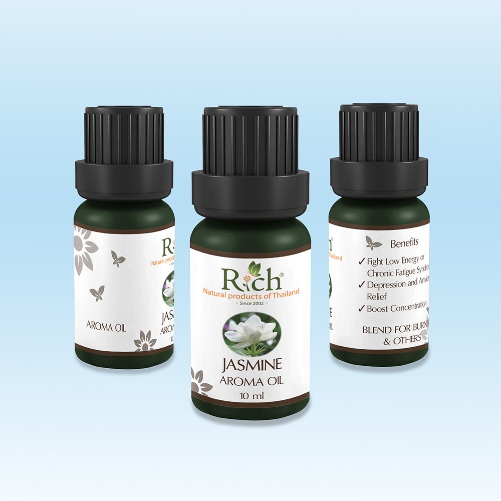 Rich Products_Aroma_Aroma Oil_Jasmine_10 ml_Bottles_Front-Sides