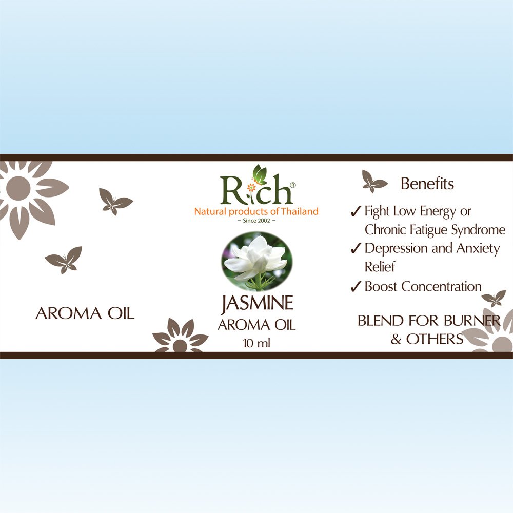 Rich Products_Aroma_Aroma Oil_Jasmine_10 ml_Label