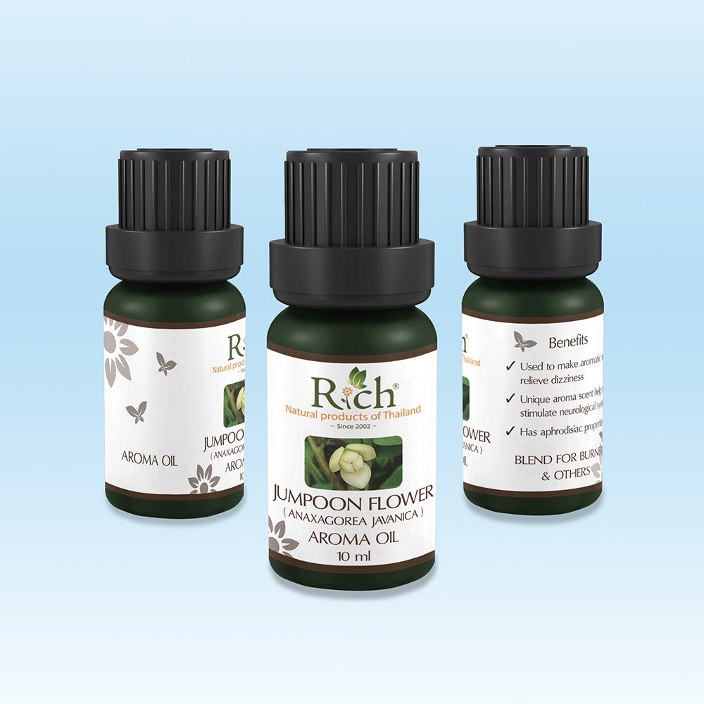 Rich Products_Aroma_Aroma Oil_Jumpoon Flower_10 ml_Bottles_Front-Sides