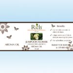 Rich Products_Aroma_Aroma Oil_Jumpoon Flower_10 ml_Label