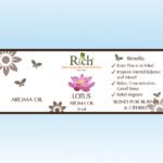 Rich Products_Aroma_Aroma Oil_Lotus_10 ml_Label