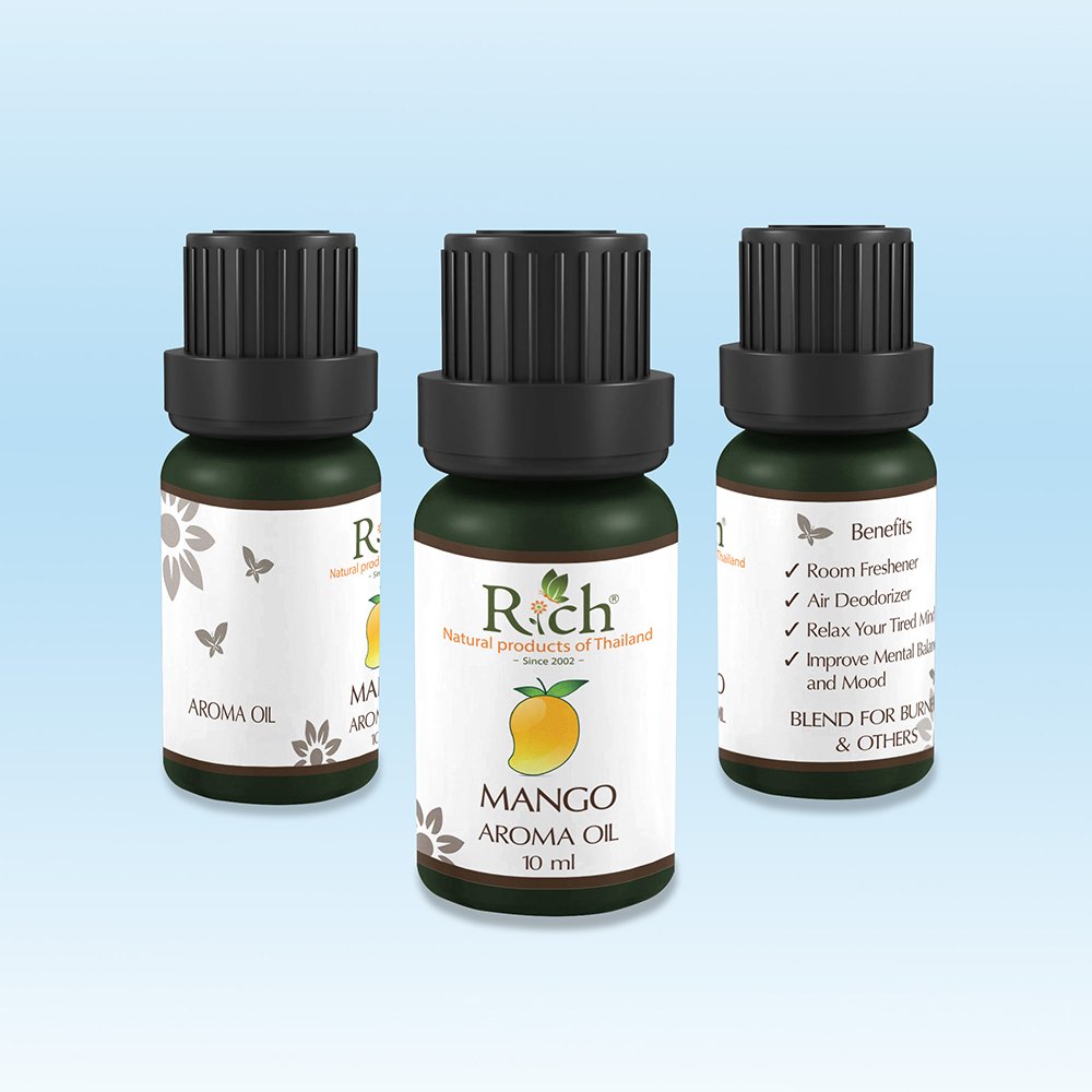Rich Products_Aroma_Aroma Oil_Mango_10 ml_Bottles_Front-Sides