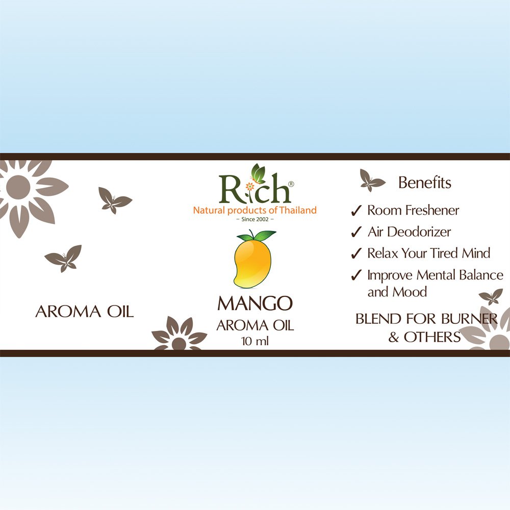 Rich Products_Aroma_Aroma Oil_Mango_10 ml_Label