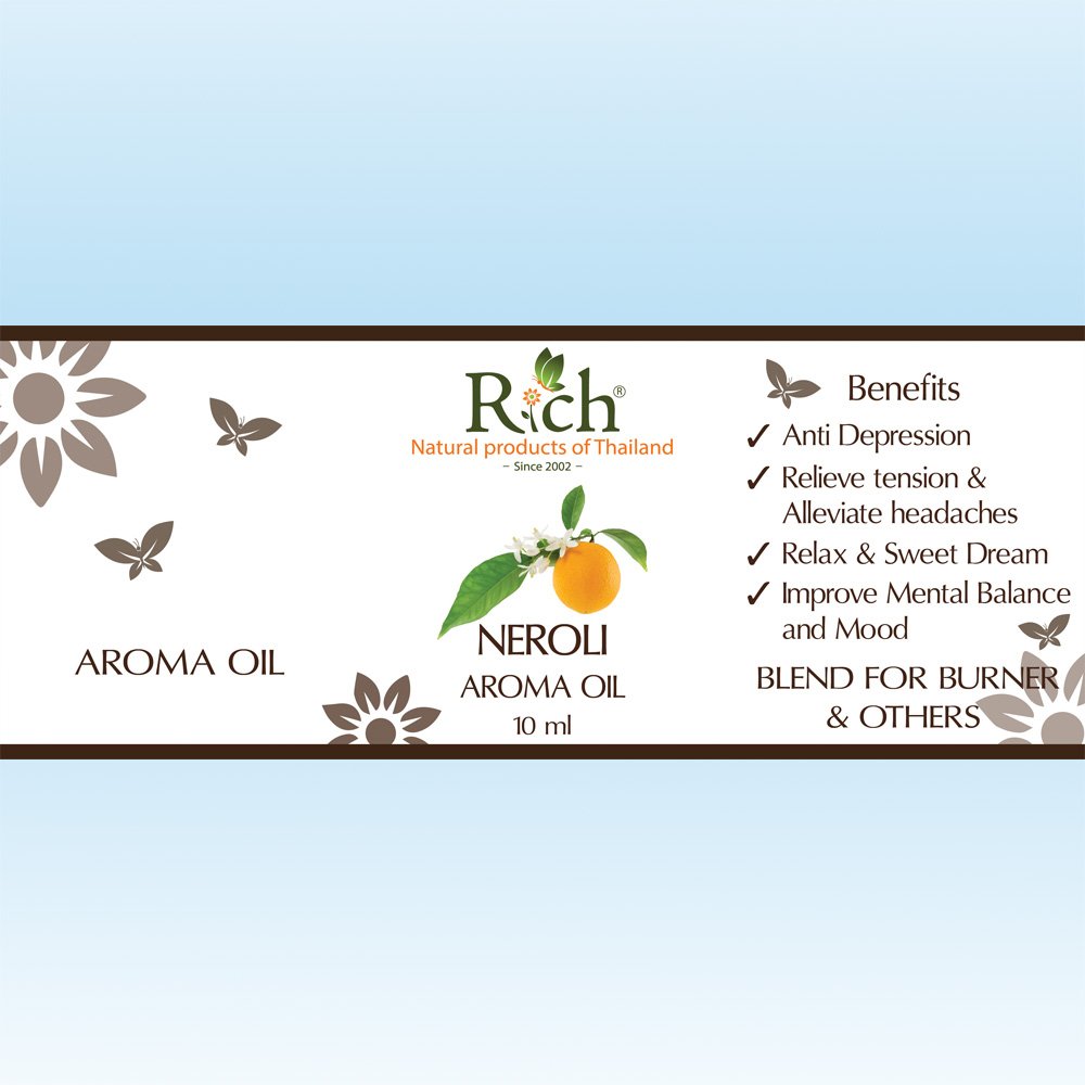 Rich Products_Aroma_Aroma Oil_Neroli_10 ml_Label
