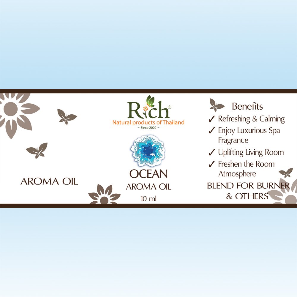 Rich Products_Aroma_Aroma Oil_Ocean_10 ml_Label