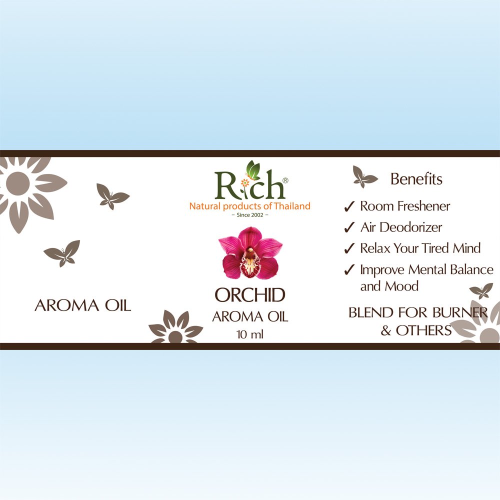 Rich Products_Aroma_Aroma Oil_Orchid_10 ml_Label
