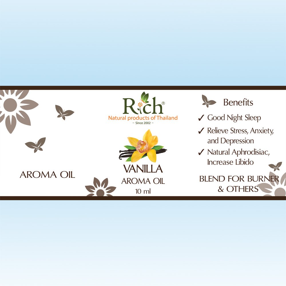 Rich Products_Aroma_Aroma Oil_Vanilla_10 ml_Label