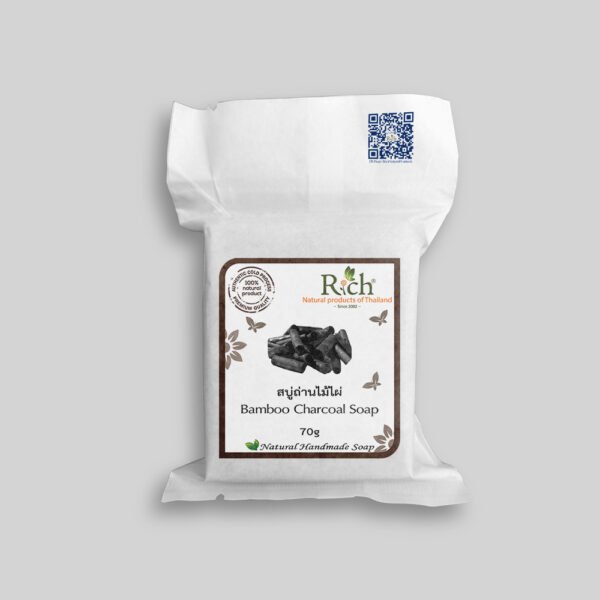 Bamboo Charcoal Soap (Cold Process) 70g